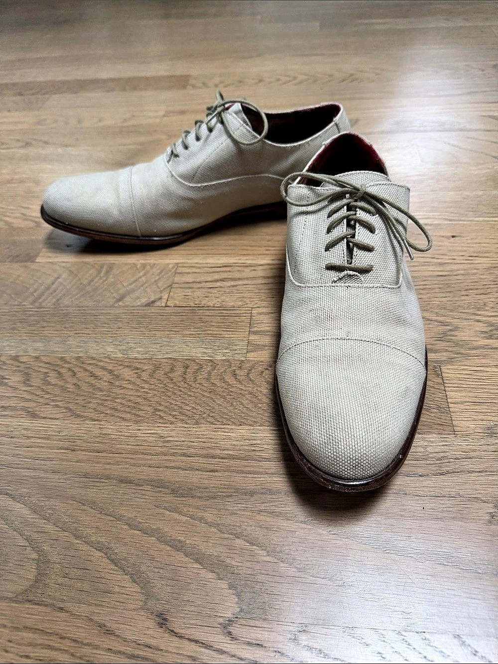Cole Rood and Haan Co. Canvas Derby Oxfords Rare Heritage collection US 10 D